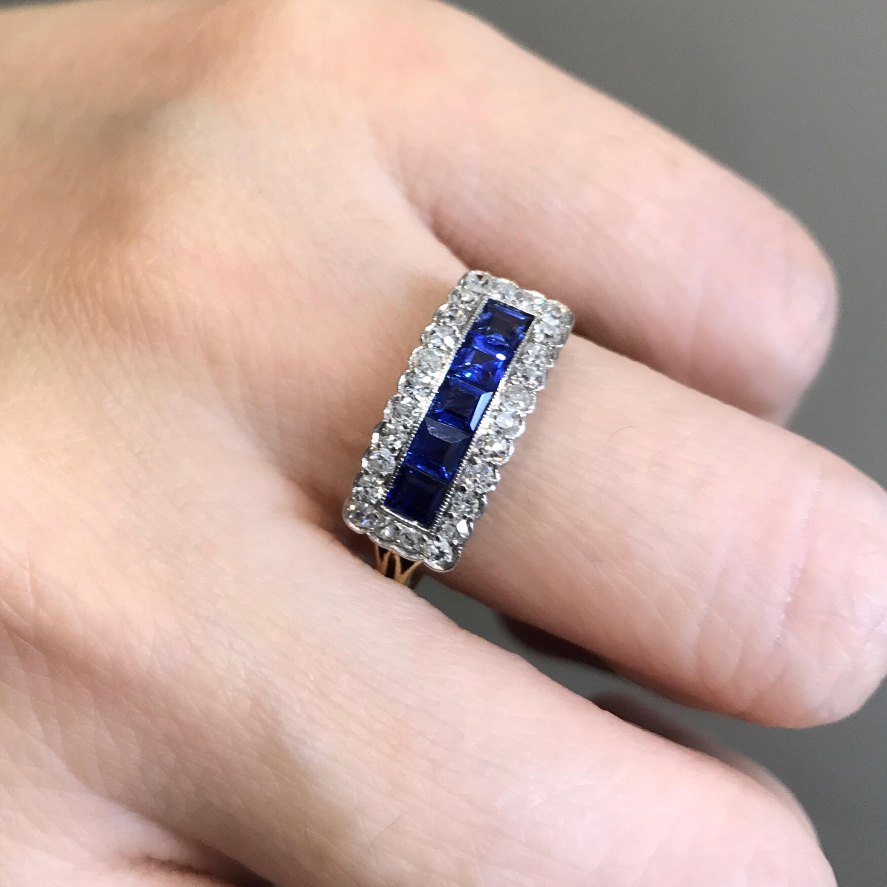 art deco sapphire ring art deco sapphire ring