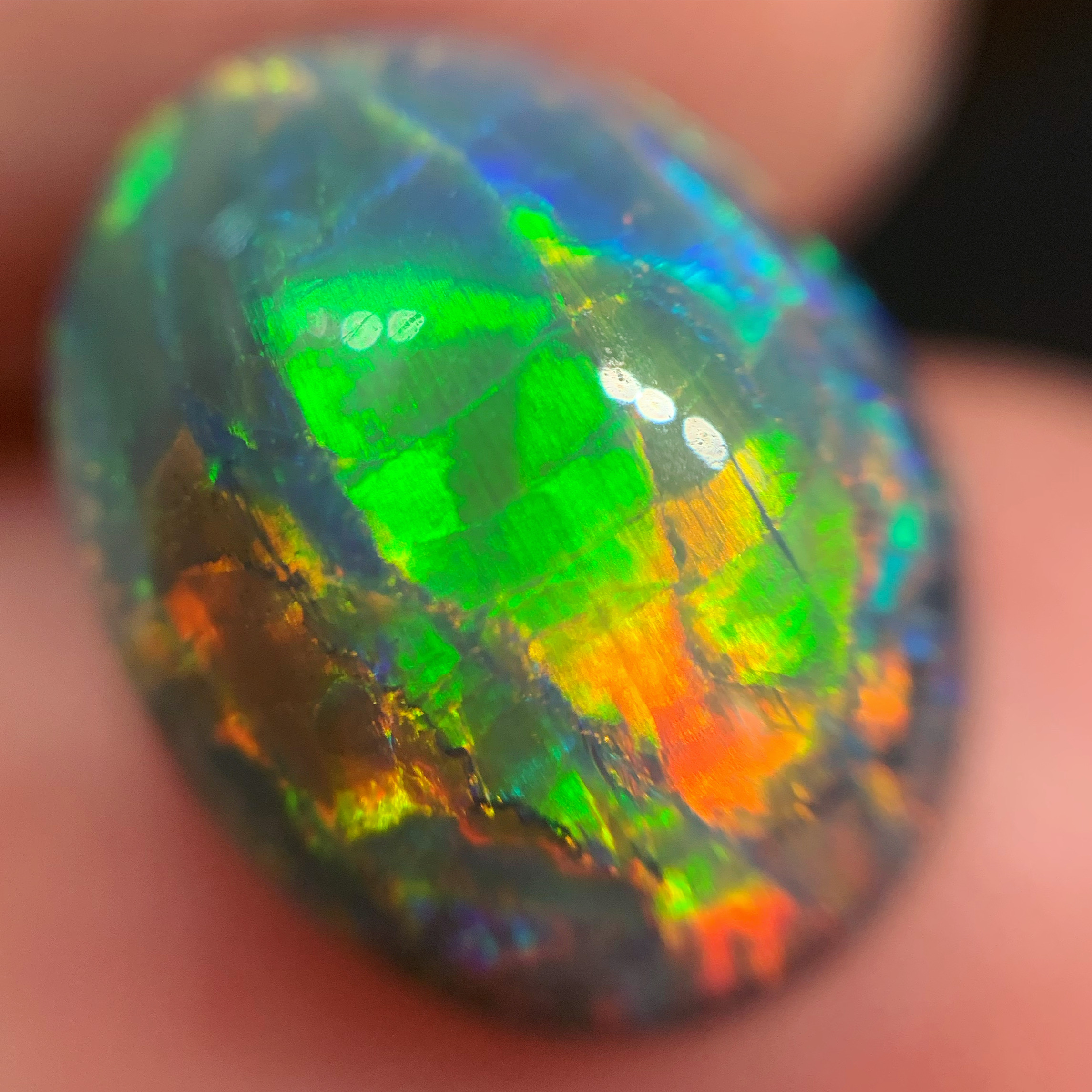 SOLD: Australian Lightning Ridge black opal, five carats | Karen Deakin ...