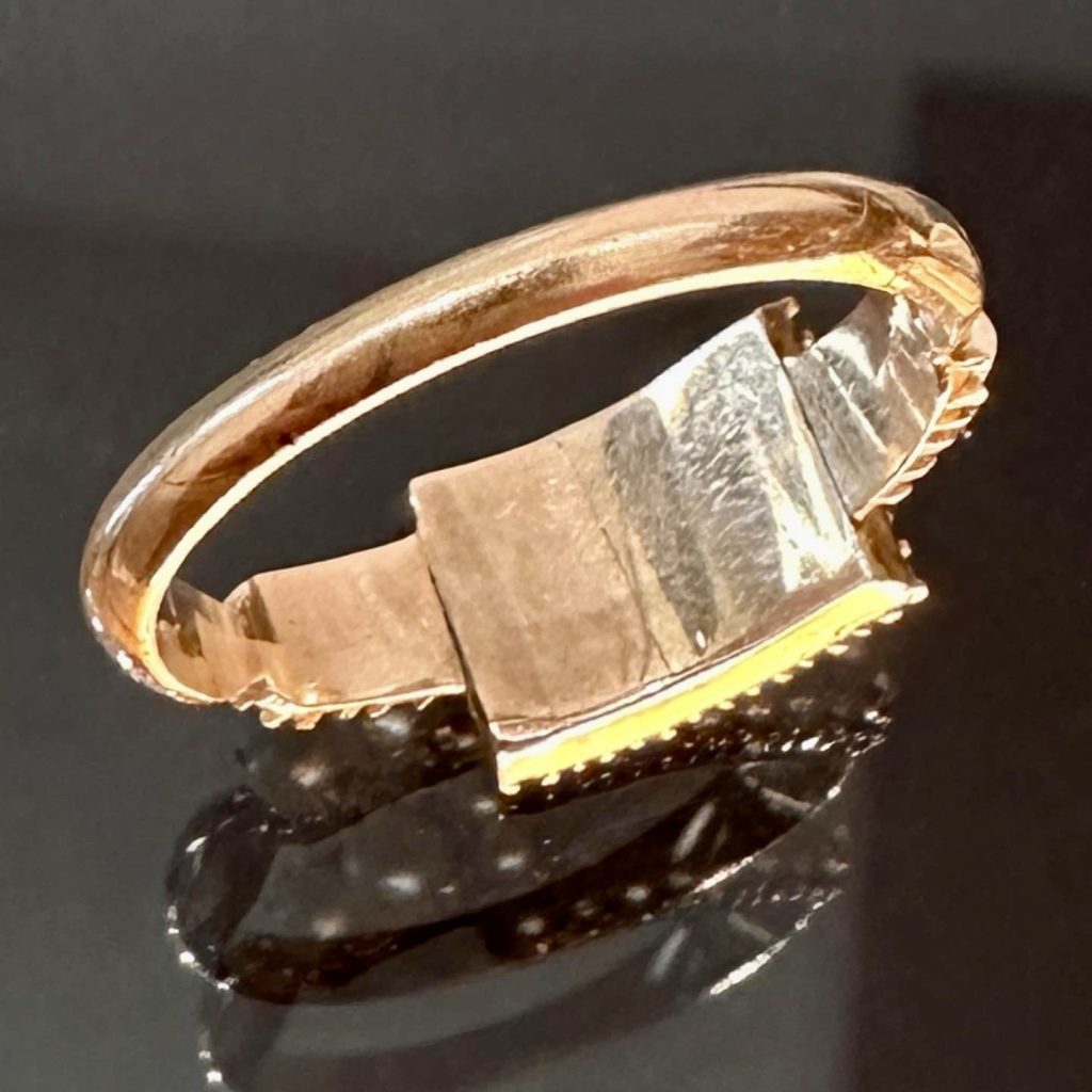 Georgian Pearl Mourning Ring Circa 1820 Karen Deakin Antiques Georgian Pearl Mourning Ring Circa 1820 Karen Deakin Antiques